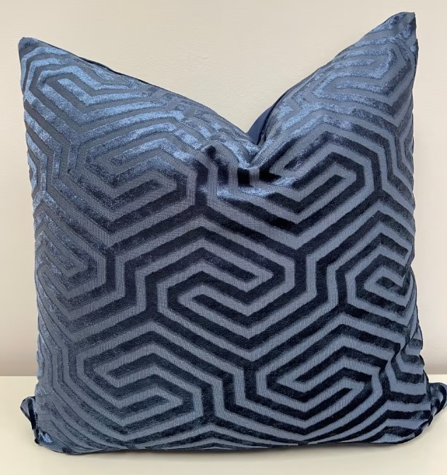 Velvet Maze Pillow Cover