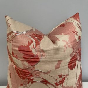 Coral Magnolia Pillow Cover
